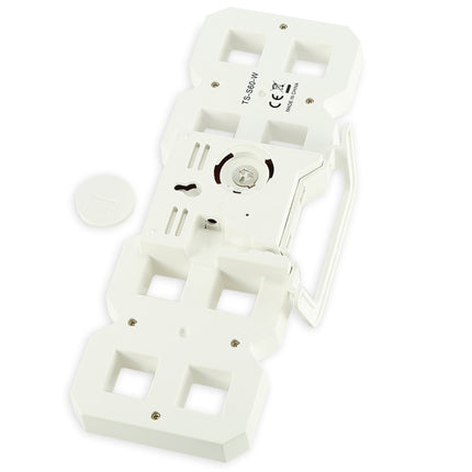 Multi-Function Large 3D LED Digital Wall Alarm Clock with Snooze Function, 12/24 Hours Display for Home, Kitchen, Office, DC 5V, CE Certificated, White Body Green Characters, White Body Blue Characters, White Body Red Characters                        ... - DealBuddy