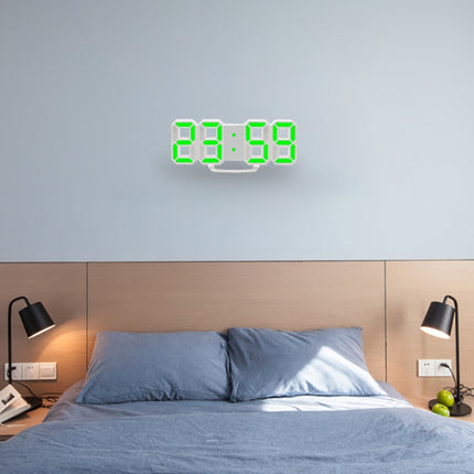 Multi-Function Large 3D LED Digital Wall Alarm Clock with Snooze Function, 12/24 Hours Display for Home, Kitchen, Office, DC 5V, CE Certificated, White Body Green Characters, White Body Blue Characters, White Body Red Characters                        ... - DealBuddy