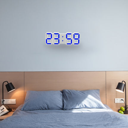 Multi-Function Large 3D LED Digital Wall Alarm Clock with Snooze Function, 12/24 Hours Display for Home, Kitchen, Office, DC 5V, CE Certificated, White Body Green Characters, White Body Blue Characters, White Body Red Characters                        ... - DealBuddy