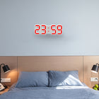 Multi-Function Large 3D LED Digital Wall Alarm Clock with Snooze Function, 12/24 Hours Display for Home, Kitchen, Office, DC 5V, CE Certificated, White Body Green Characters, White Body Blue Characters, White Body Red Characters                        ... - DealBuddy