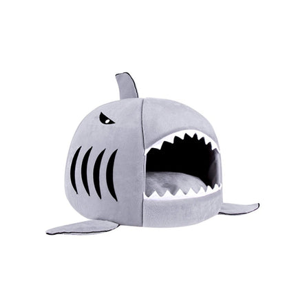 Indoor Pet Dog Puppy Cat Warm House Sharks Pet Sleeping Bed Nest, M Size: 50x50x48cm