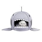 Indoor Pet Dog Puppy Cat Warm House Sharks Pet Sleeping Bed Nest, M Size: 50x50x48cm - DealBuddy