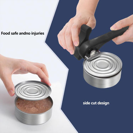 LsCook Stainless Steel Cutter Head Single Handle Side Can Opener (Black), Single Handle - DealBuddy