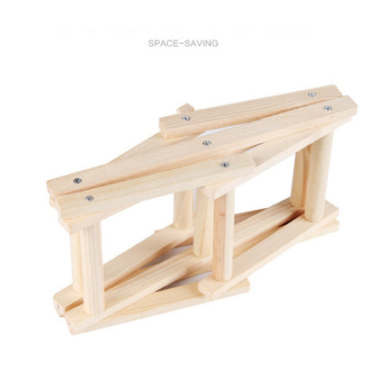 10 Bottles Racks Foldable Wine Stand Wooden Wine Holder Kitchen Bar Display Shelf