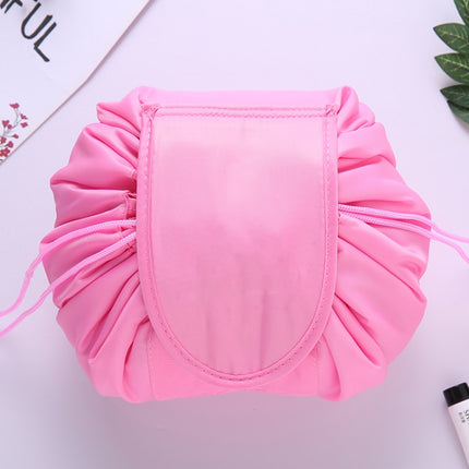 Travel Large Volume Drawstring Bag Cosmetic Sundries Storage Bag, Pink, Light Grey, Light Pink, Mint Green, Navy Blue, Red, Black - DealBuddy