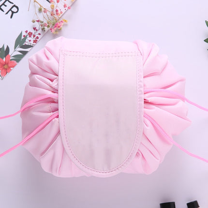 Travel Large Volume Drawstring Bag Cosmetic Sundries Storage Bag, Pink, Light Grey, Light Pink, Mint Green, Navy Blue, Red, Black - DealBuddy