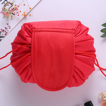 Travel Large Volume Drawstring Bag Cosmetic Sundries Storage Bag, Pink, Light Grey, Light Pink, Mint Green, Navy Blue, Red, Black - DealBuddy