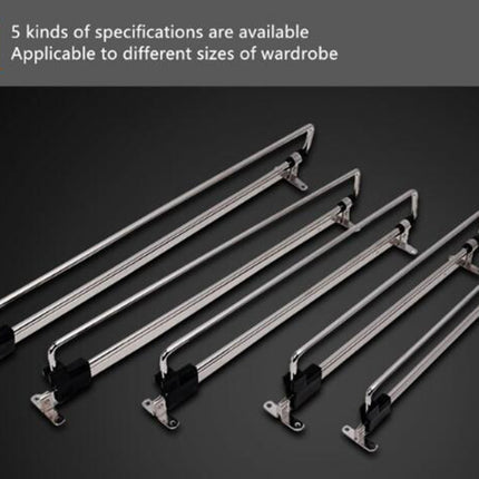 Telescopic Rail Pull-Out Wardrobe Clothes Hanger（40cm)