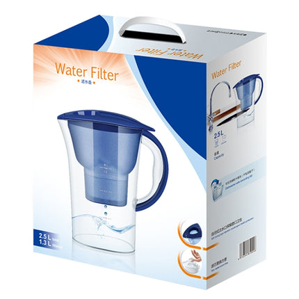 1.3L Portable Home Kitchen Activated Carbon Filter Cold Water Bottle, 1.3L (Blue) - DealBuddy