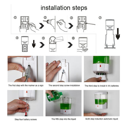 700ml Automatic Liquid Soap Dispenser