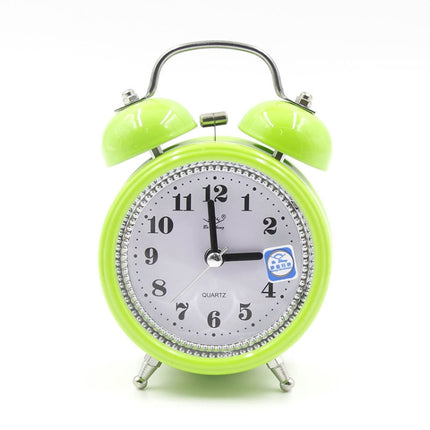 Fashion Mute Metal Alarm Clock with Night Light, Size: 12*8.5cm - DealBuddy