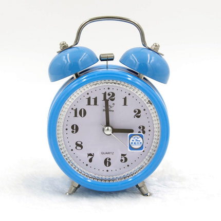 Fashion Mute Metal Alarm Clock with Night Light, Size: 12*8.5cm - DealBuddy