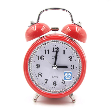 Fashion Mute Metal Alarm Clock with Night Light, Size: 12*8.5cm - DealBuddy