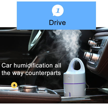 1.5W - 2W 175ml Mini Portable USB Negative Ions Humidifier Beauty and Water Supplement Instrument with Colorful LED Light - DealBuddy