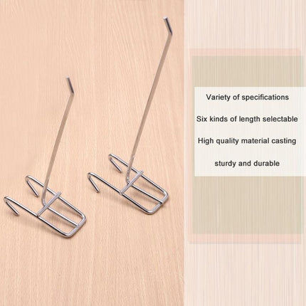 10pcs 3.5mm Supermarket Iron Grid Shelf Hook, Length: 5cm
