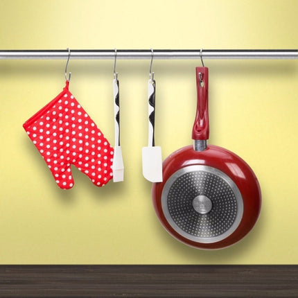 10pcs 2.5mm Multi-functional S-shaped Stainless Steel Metal Hook, Length: 5.5cm