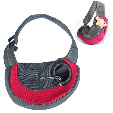 Dog and Cat Sling Carrier Hands Free Reversible Pet Papoose Bag, Size：Large, Size：Large - DealBuddy