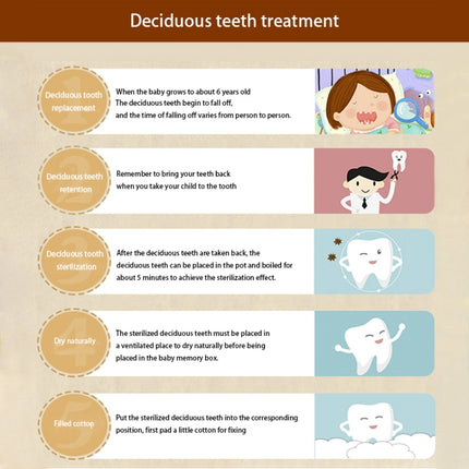 Creative Wooden Children Camera Deciduous Tooth Preservation Box Baby Teeth Tooth House Storage Box