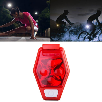Multifunctional Outdoor Bicycling Running Warning Light Bicycle Taillight LED Back Clip Light - DealBuddy