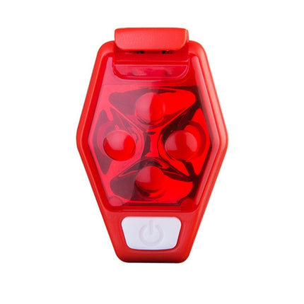 Multifunctional Outdoor Bicycling Running Warning Light Bicycle Taillight LED Back Clip Light - DealBuddy