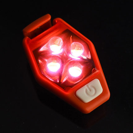 Multifunctional Outdoor Bicycling Running Warning Light Bicycle Taillight LED Back Clip Light - DealBuddy