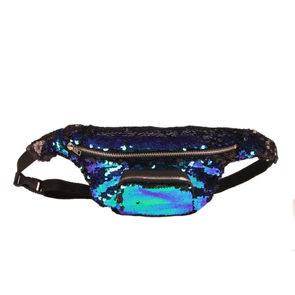 Sequins Waist Bag Double Color Makeup Bag Mermaid Purses Chest Pack Women Girl Travelling Mobile Phone Bag