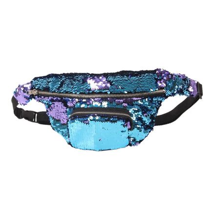 Sequins Waist Bag Double Color Makeup Bag Mermaid Purses Chest Pack Women Girl Travelling Mobile Phone Bag - DealBuddy