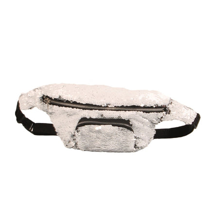 Sequins Waist Bag Double Color Makeup Bag Mermaid Purses Chest Pack Women Girl Travelling Mobile Phone Bag - DealBuddy