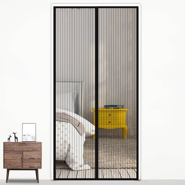 Magnetic Door Curtain Mosquito-proof Screen Door Curtain, Size:210x100cm, Size:210x100cm(Black), Size:210x100cm(Coffee), Size:210x100cm(Beige), Size:210x100cm(White) - DealBuddy
