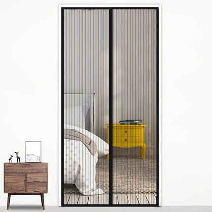 Magnetic Door Curtain Mosquito-proof Screen Door Curtain, Size:210x100cm, Size:210x100cm(Black), Size:210x100cm(Coffee), Size:210x100cm(Beige), Size:210x100cm(White) - DealBuddy