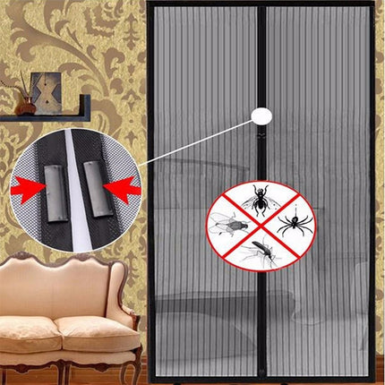 Magnetic Door Curtain Mosquito-proof Screen Door Curtain, Size:210x100cm, Size:210x100cm(Black), Size:210x100cm(Coffee), Size:210x100cm(Beige), Size:210x100cm(White) - DealBuddy