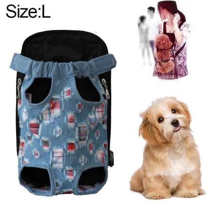 Front Pet Carrier Dog Backpack Bag, Size：L, Size：L - DealBuddy