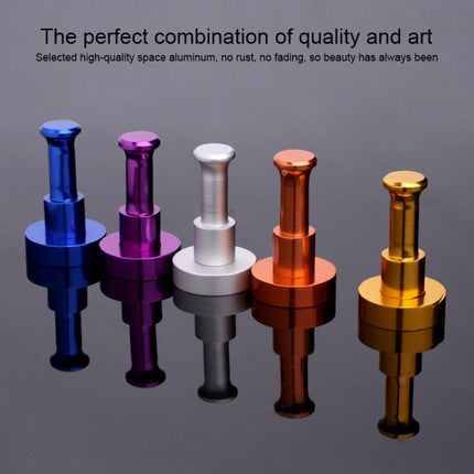Color Personality Space Aluminum Round Hook Single Hook Kitchen Color Clothes Hook No Rust - DealBuddy