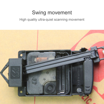 Creative Home Office Bedroom Decoration Panda Swing Acrylic Wall Clock