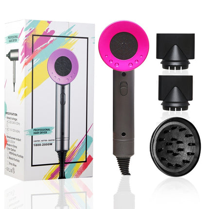 High-power Anionic Cold Hot Air Constant Temperature Hair Dryer, EU Plug - DealBuddy