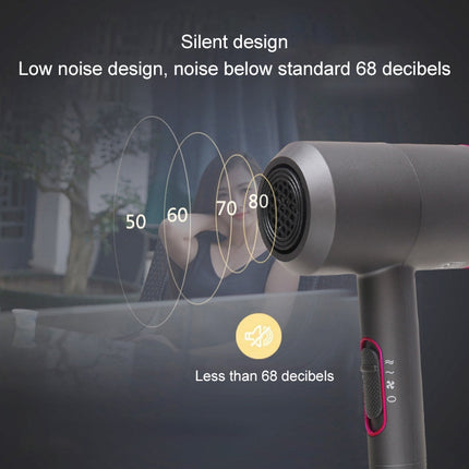 High-power Anionic Cold Hot Air Constant Temperature Hair Dryer, EU Plug - DealBuddy