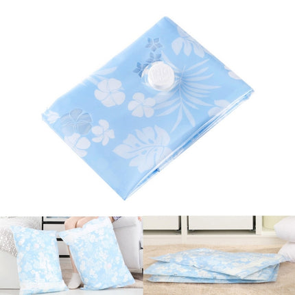 Space Saving Orchids Pattern Vacuum Storage Bag, Thinken Quilts Clothing Vacuum Seal Storage Bag, Size: 60*80 cm