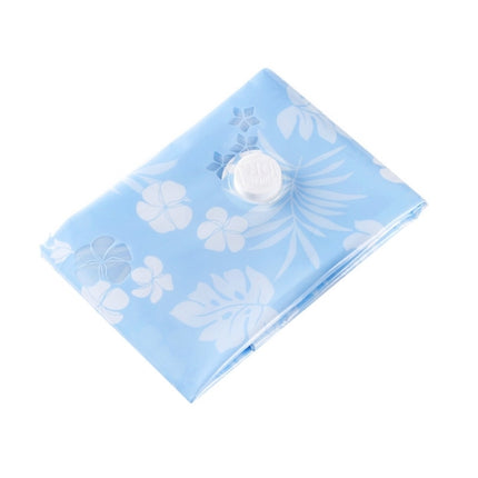 Space Saving Orchids Pattern Vacuum Storage Bag, Thinken Quilts Clothing Vacuum Seal Storage Bag, Size: 50*70 cm