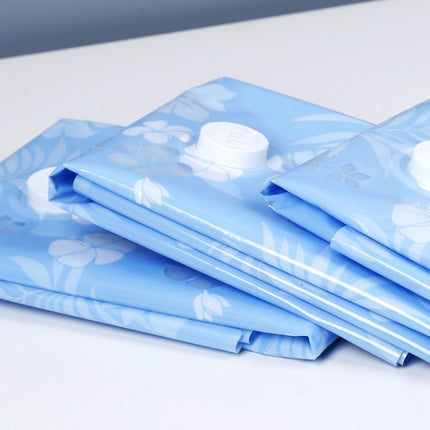 Space Saving Orchids Pattern Vacuum Storage Bag, Thinken Quilts Clothing Vacuum Seal Storage Bag, Size: 50*70 cm