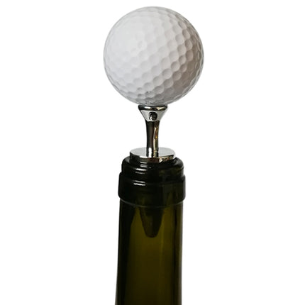 Golf + Tee Shape Red Wine Bottle Stopper, Size: 10 x 4.2cm, Golf + Tee Stopper - DealBuddy