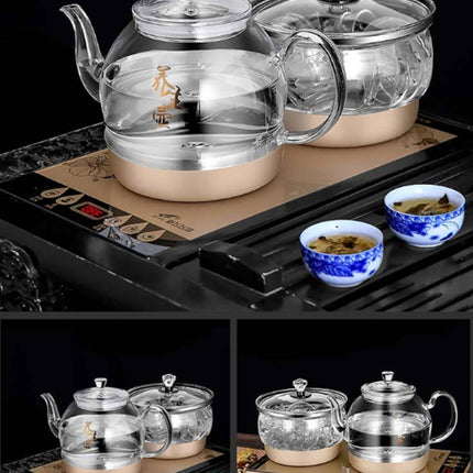 Pumping Type Automatic Add Water Full Intelligent Electric Glass Kettle Pumping Boiled Tea Stove Set