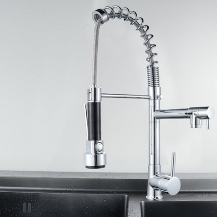 KE6024 Multifunctional Spring Drawing Cold Hot Mixing Water Nozzle Water Filter Adapter Water Purifier Saving Tap
