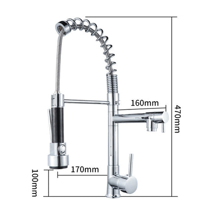 KE6024 Multifunctional Spring Drawing Cold Hot Mixing Water Nozzle Water Filter Adapter Water Purifier Saving Tap