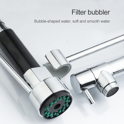 KE6024 Multifunctional Spring Drawing Cold Hot Mixing Water Nozzle Water Filter Adapter Water Purifier Saving Tap