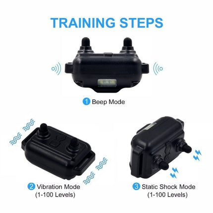 880-2 800 Yards Rechargeable Remote Control Collar Dog Training Device Anti Barking Device, 880-2 Black Black, 880-2 Black+Orange - DealBuddy