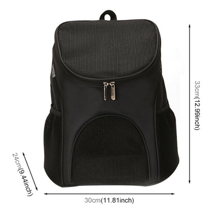 Portable Folding Nylon Breathable Pet Carrier Backpack, Size: 33 x 30 x 24cm, Size: 33 x 30 x 24cm Black, Size: 33 x 30 x 24cm Coffee, Size: 33 x 30 x 24cm Blue, Size: 33 x 30 x 24cm Red - DealBuddy