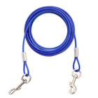 Double-end Steel Wire Rope Pet Dogs 2 in 1 Traction Rope Pet Walking Leads With Handle, Length: 5m,Random Color Delivery, Length: 5m - DealBuddy