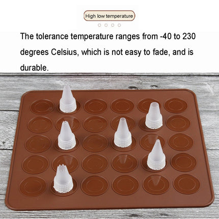 Kitchen Roast Silicone Macaron Oven Baking Pad, Size: 26*29cm