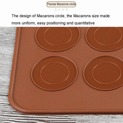Kitchen Roast Silicone Macaron Oven Baking Pad, Size: 26*29cm