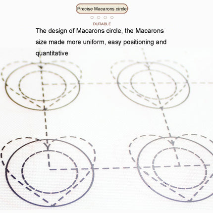 Kitchen Multi-function Roast Macaron Sugar not Sticky Pad & Kneading Pad & Insulation Pad, Size: 40*30cm